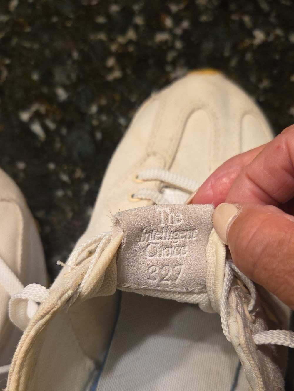 New Balance Beige and Tan Women's Sneakers - Picture 5 of 6